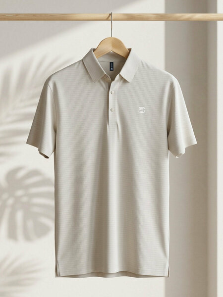 Fawn Nylon Spandex Polo (POLO-1265)