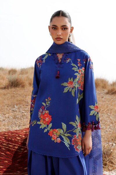 Unstitched Muzlin Lawn 3 Piece Suit