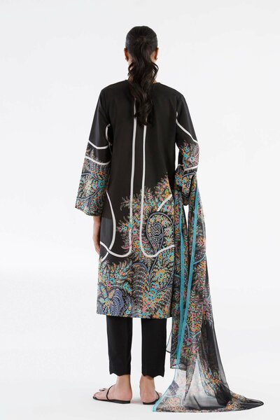 Stitched Printed Lawn Suit