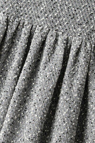Grey Shimmer Net Dress