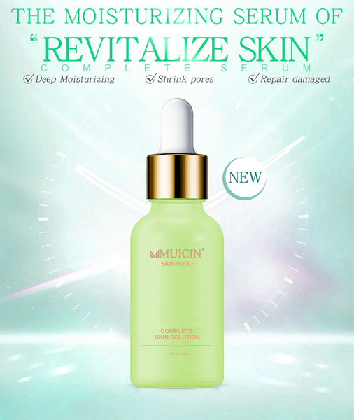 MUICIN - Vitamin C + Hyaluronic Acid Complete Skin Solution Serum - Hydrated Brightness