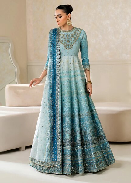 Chantelle by Baroque Unstitched Embroidered Raw Silk 3 Piece Suit BQ26UFC UF-4162 - Festive Collection