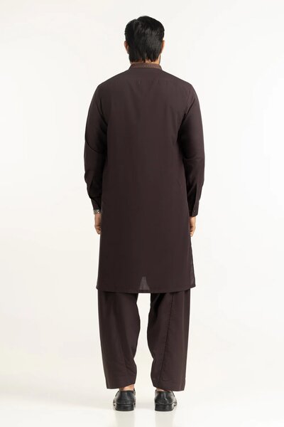 Regular Fit Embroidered Suits