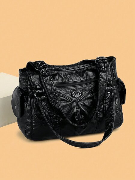 Shein - Vintage Women'S Handbag, Casual Fashion Large Capacity