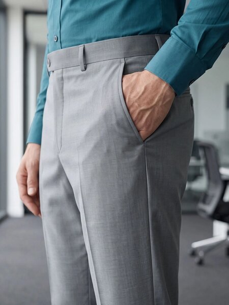 Light Green Executive Formal Dress Pant (FDT-411)