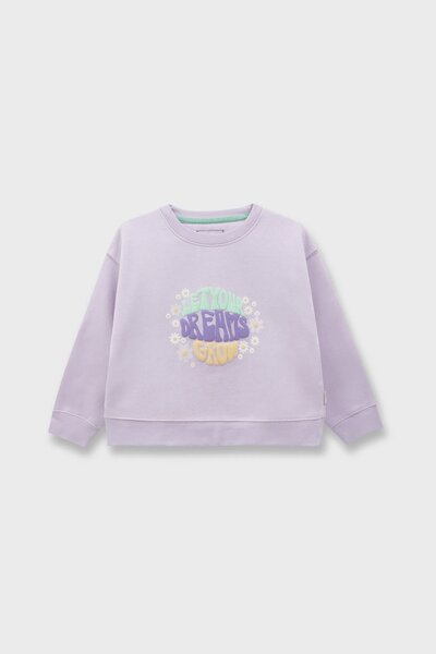 Girls Lilac Dreams Fleece Sweatshirt
