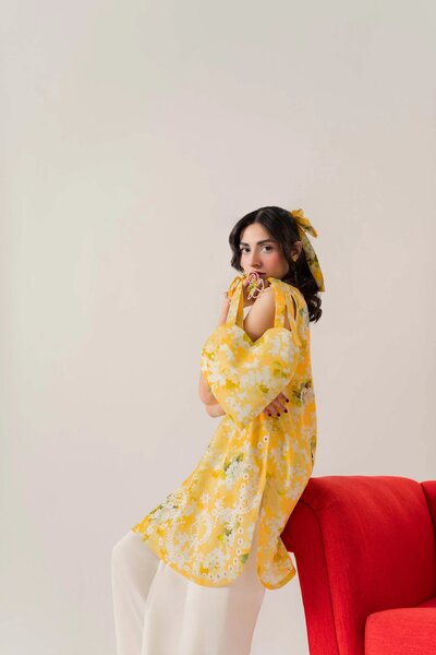 Limecello - 3Pc Printkari Suit