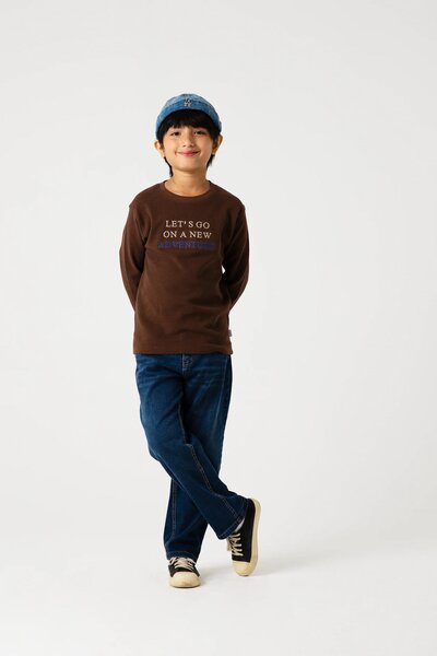 Boys Brownstone Explorer Waffle Tee