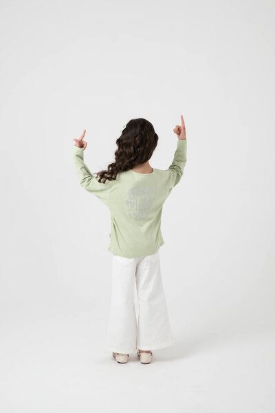 Mint Glitter Tee