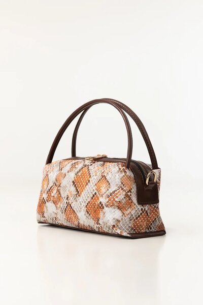 Orange Hand Bags IBS-HDB26-030
