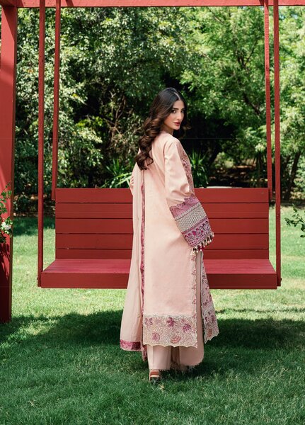 Florent Unstitched Embroidered Lawn 3 Piece Suit FL26ULE FEF-3A - Eid Collection