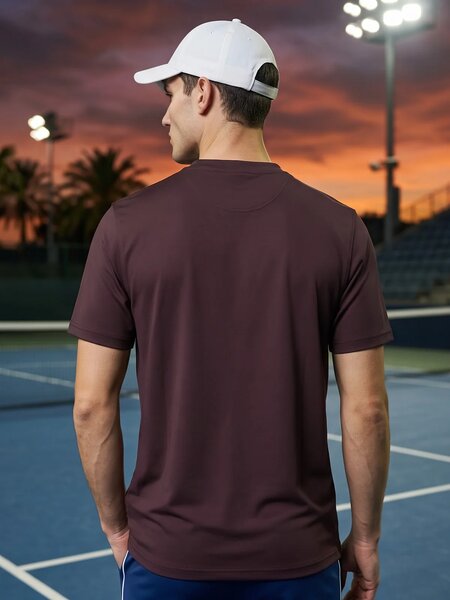 Maroon Performance T-Shirt (TEE-450)