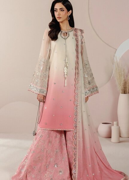 Roselle by Zarif Unstitched Embroidered Chiffon 3 Piece Suit ZR26UR ZRRPE-BLISS 06 - Festive Collection