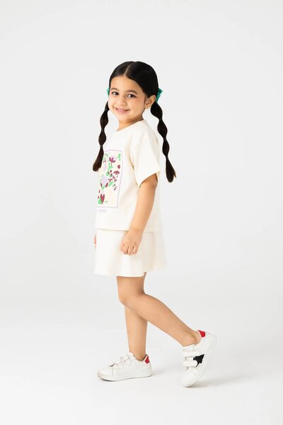 Girls Gentle Petal Jersey Co-ord Set