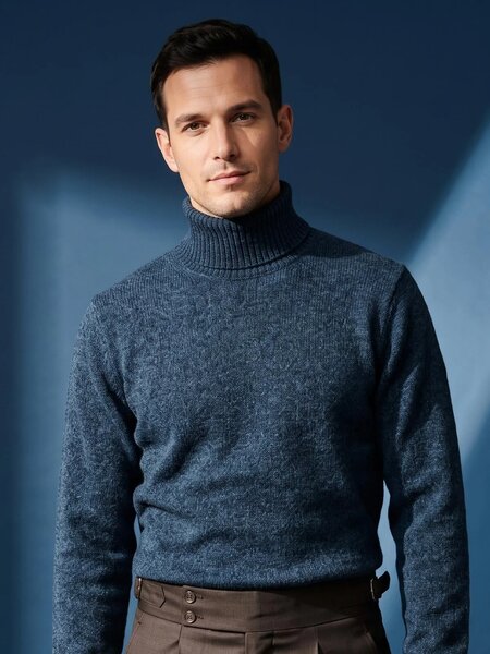 Blue Men’s High Neck (TNS-028)