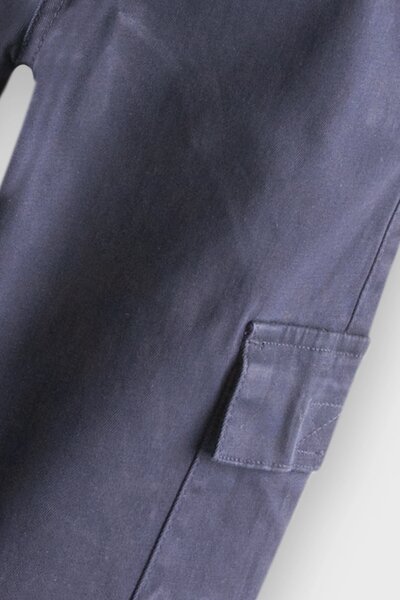 Boys Classic Navy Cargo Pants