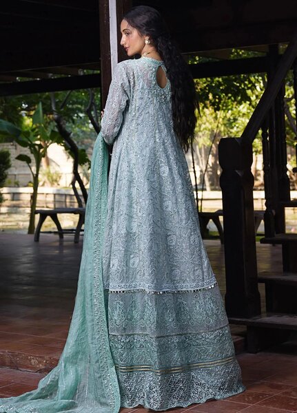 Roohi By Mushq Embroidered Organza Suit Unstitched 4 Piece MQ24R Diya - Luxury Collection