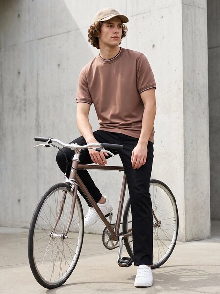 Brown Basic T-Shirt (TEE-503)