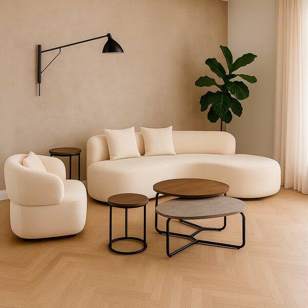 Luna Curve Sofa Set