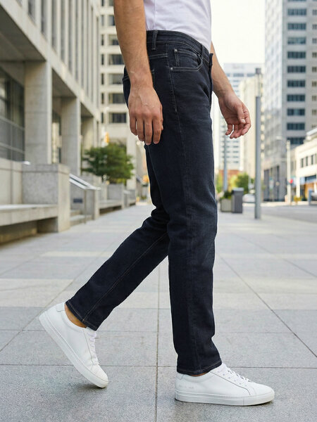 Indigo Blue Straight Fit Jeans 52