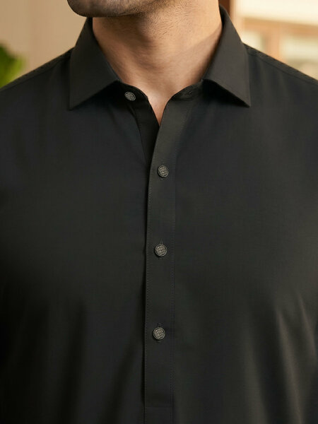 Dark Green Designer Kurta Shalwar (SK-695)