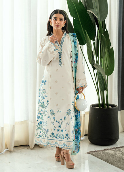 Virelle by Sahane Unstitched Embroidered Lawn 3 Piece Suit CG50004 Yvett - Casual Collection