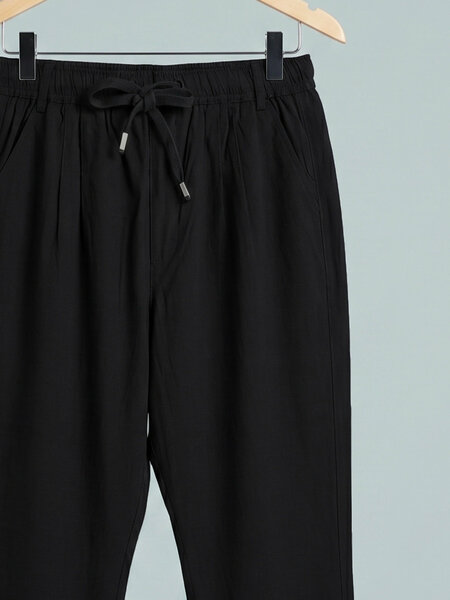 Black Cotton Stretch Trouser (CST-031)