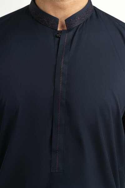 Regular Fit Embroidered Suits