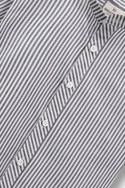 Smart Striped Cotton Casual Shirt