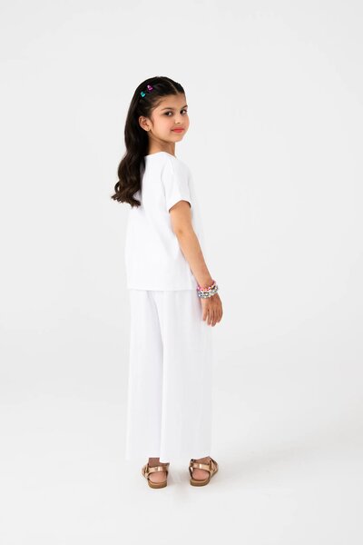 Snow Daisy Emboidered Co-ord Set