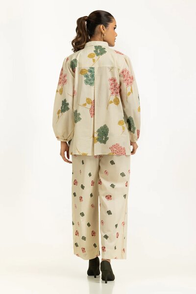 Yarn Lurex Printed Co-Ord Set
