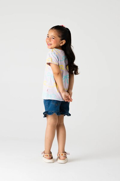 Girls Lilac Ribbon Lane T-shirt