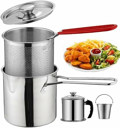 Home.Co- Fryer Pot With Stainer