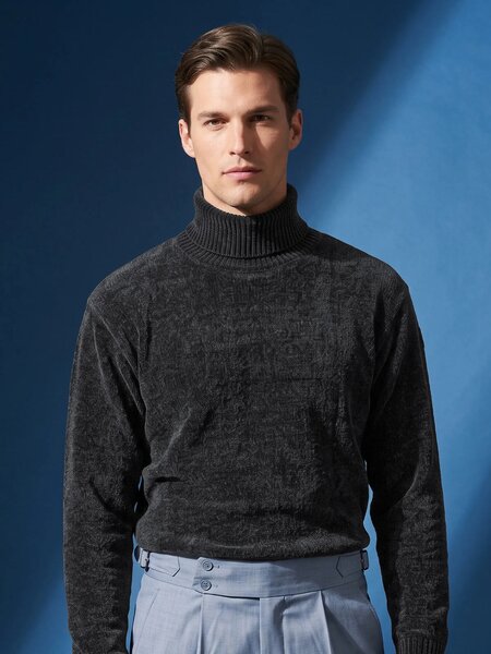 Charcoal Men’s High Neck (TNS-031)