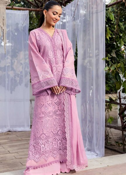 Motifz Embroidered Lawn Suits Unstitched 3 Piece MT25LL 5321 Ciel - Summer Collection