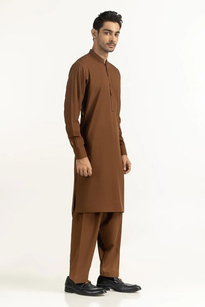 Regular Fit Embroidered Suits