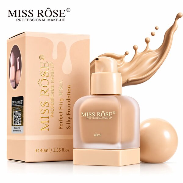 Miss Rose - Perfect Fitting Skin Silky Foundation 40Ml