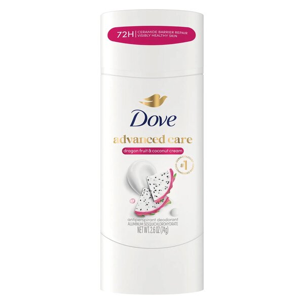 Dove - Advanced Care Dragon Fruit & Coconut Cream Antiperspirant Stick - 2.6 Oz (74g)