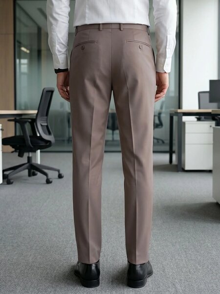 Khaki Executive Formal Dress Pant (FDT-398)