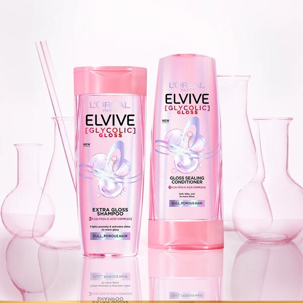 L'Oreal Paris - Elvive Shampoo Glycolic Gloss 175Ml