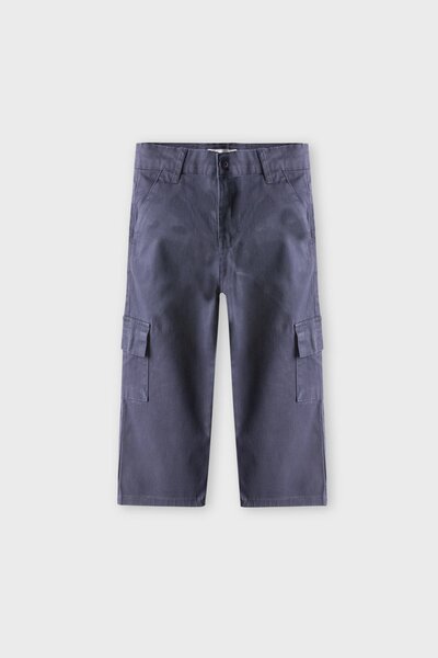 Boys Classic Navy Cargo Pants