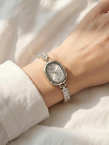 Shein - 1Pc Women'S Elegant Versatile Quartz Movement Wrist Watch