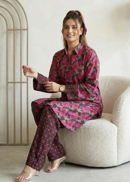 Salitex Women RTW Printed Georgette 2 Piece Suit SS26L2PBC0576 Casual Collection