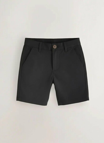 Ixample Boys RTW Solids Cotton Twill 1 Piece Black Chino Shorts - Casual Collection