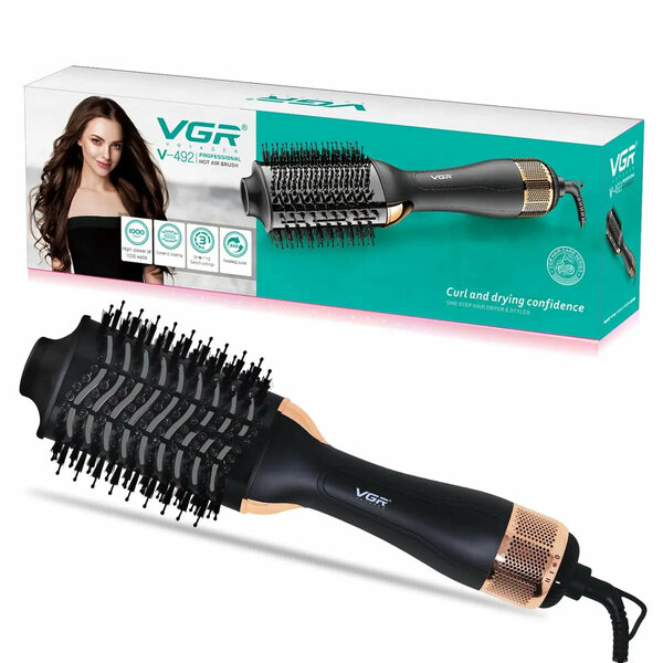 VGR - Professional Hot Air Brush With Dc Motor