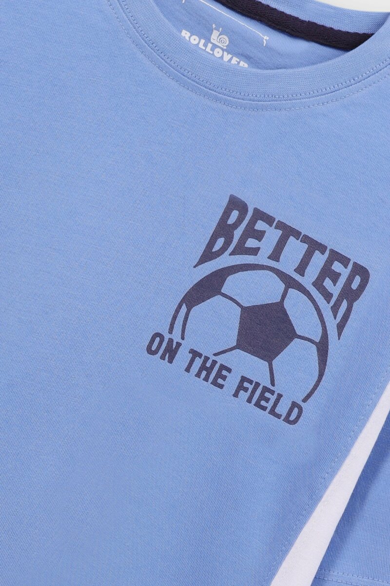 Boys Football Field Drop Tee