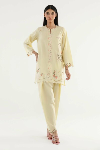 Stitched Embroidered Lawn Shirt+ Shalwar