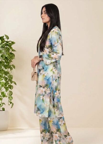 Salitex Unstitched Printed Lawn 2 Piece Suit SUNS82AG2032 Summer Collection