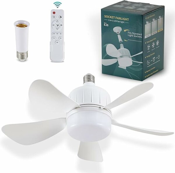 Home.Co - Fan Bulb With Remote (30w)