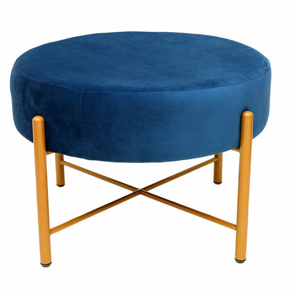 Puff With Powder Coated Legs S-34